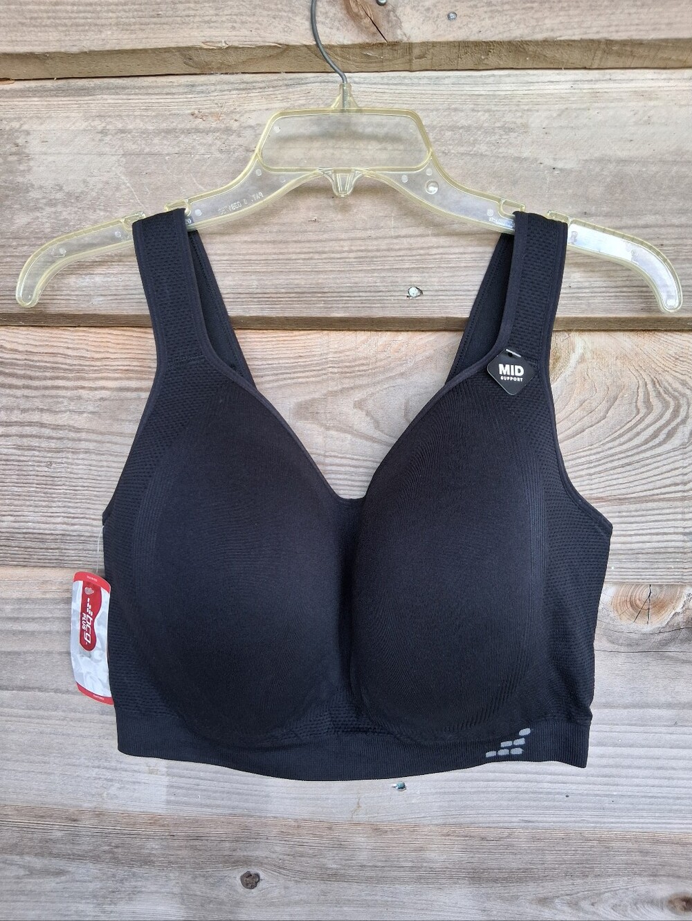 the BCG Women's Mid Support Molded Cup Sports Bra